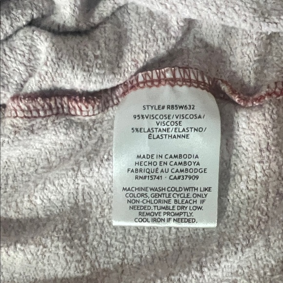 Magnolia Burgundy and White Striped Shirt long sleeve - Picture 3 of 6